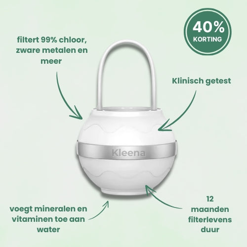 Skincare Badfilter van Kleena Filter